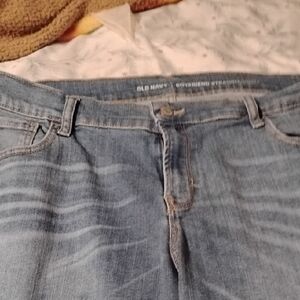 Old Navy Medium Light Blue Straight Jeans